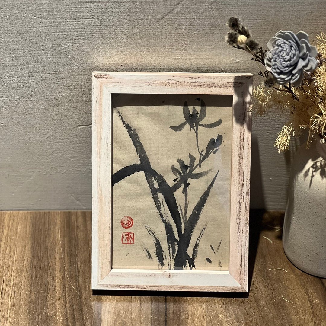 手绘水墨小品| 兰花 |国画 - 摆饰 - 纸 