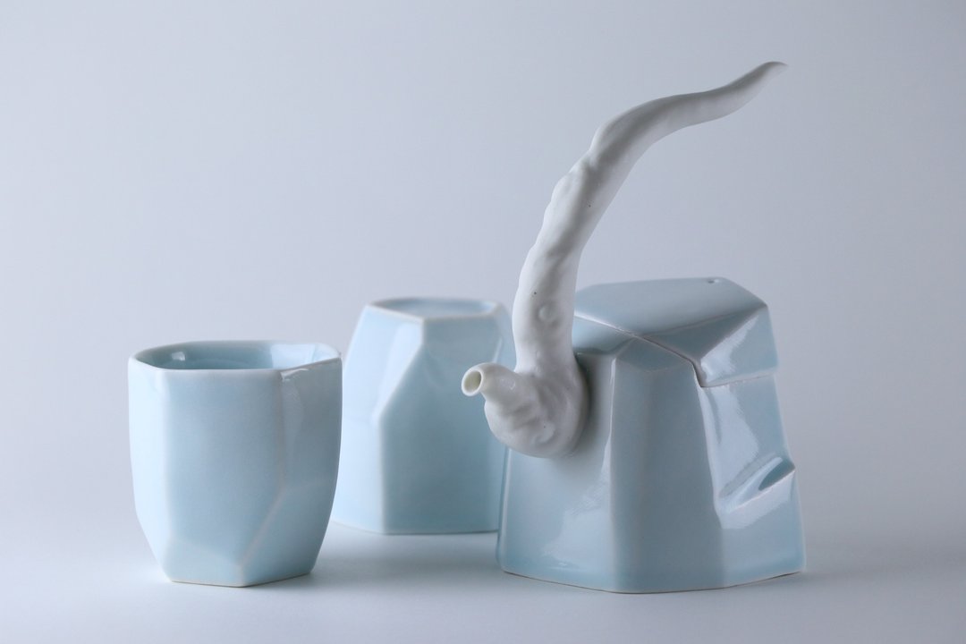 【莺歌烧】陶博馆 - 茶山云舞壶组系列 - 茶具/茶杯 - 瓷 