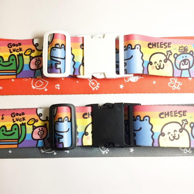 【1+1优惠组】彩虹行李绑带_经典款 - 行李箱/行李箱保护套 - 聚酯纤维 多色