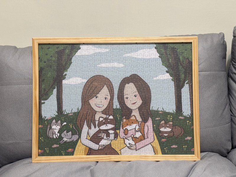 【加购】似颜绘加购纸质拼图 - 拼图 - 纸 