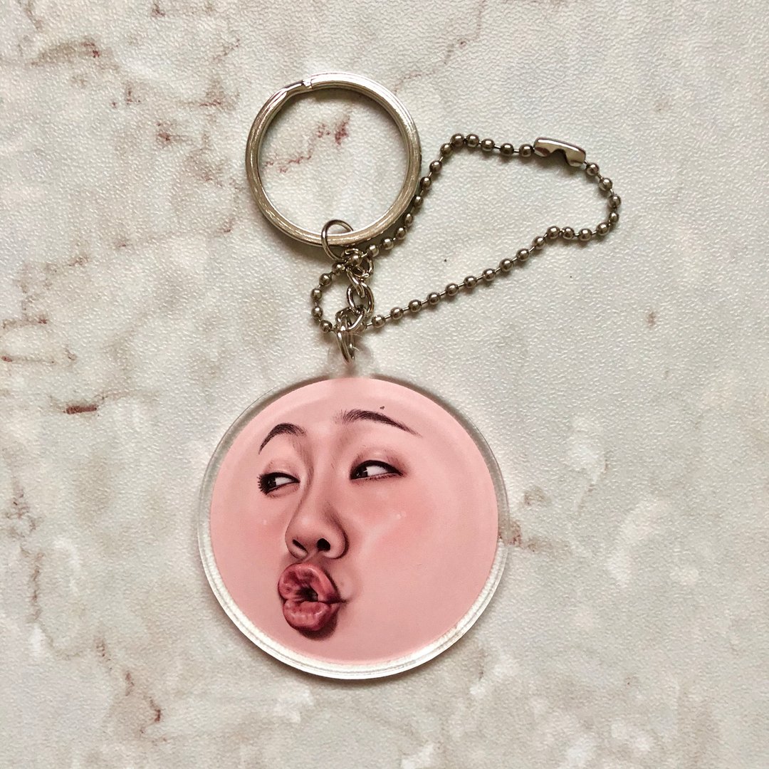 KEY RING ll KEY CHAIN :: face for someone no.11 - 吊饰 - 压克力 
