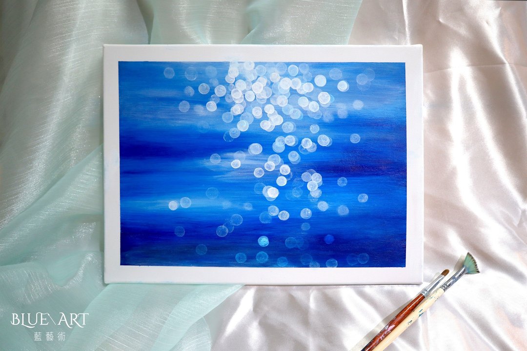 海光 疗愈 挂画 压克力画 气氛 海洋 风景 体验 礼物 摆饰 聚会 - 插画/绘画/写字 - 其他材质 