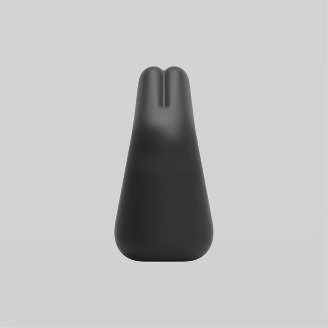 悠兔_纸镇/生日礼 Rabbit Figurine - 摆饰 - 其他材质 黑色