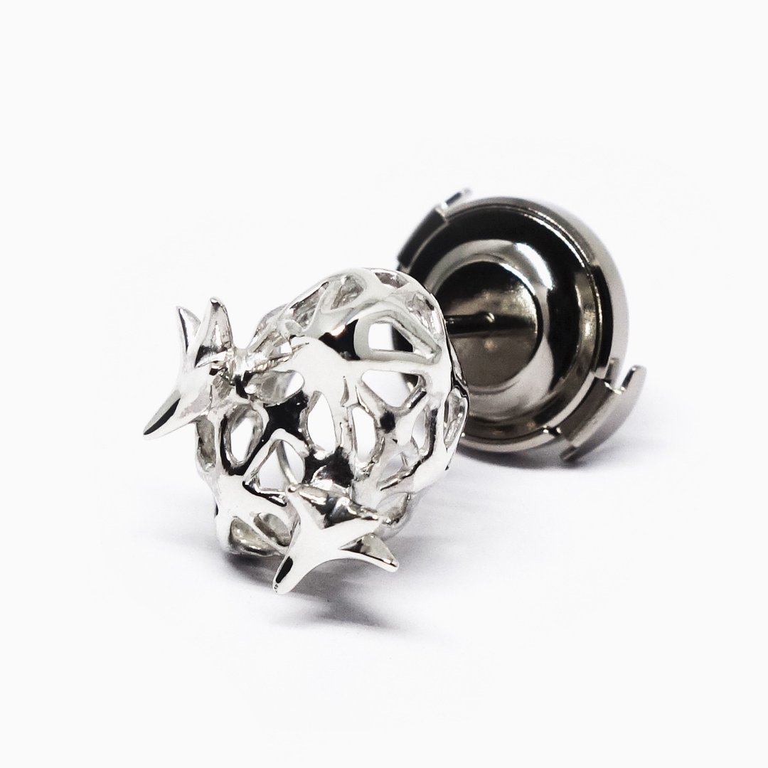 Little chick SV925 pin broach【Pio by Parakee】豆的小雞胸針 - 胸针 - 其他金属 银色