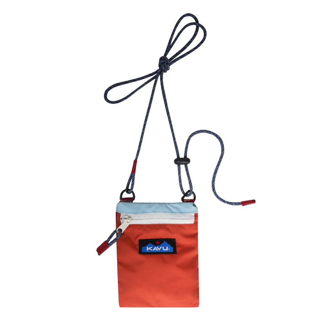 【西雅图 KAVU】Waspusk Pouch 休闲斜背小包 黄昏漠情 #9366 - 侧背包/斜挎包 - 其他材质 红色