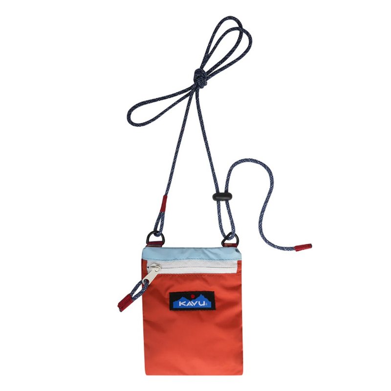 【西雅图 KAVU】Waspusk Pouch 休闲斜背小包 黄昏漠情 #9366 - 侧背包/斜挎包 - 其他材质 红色