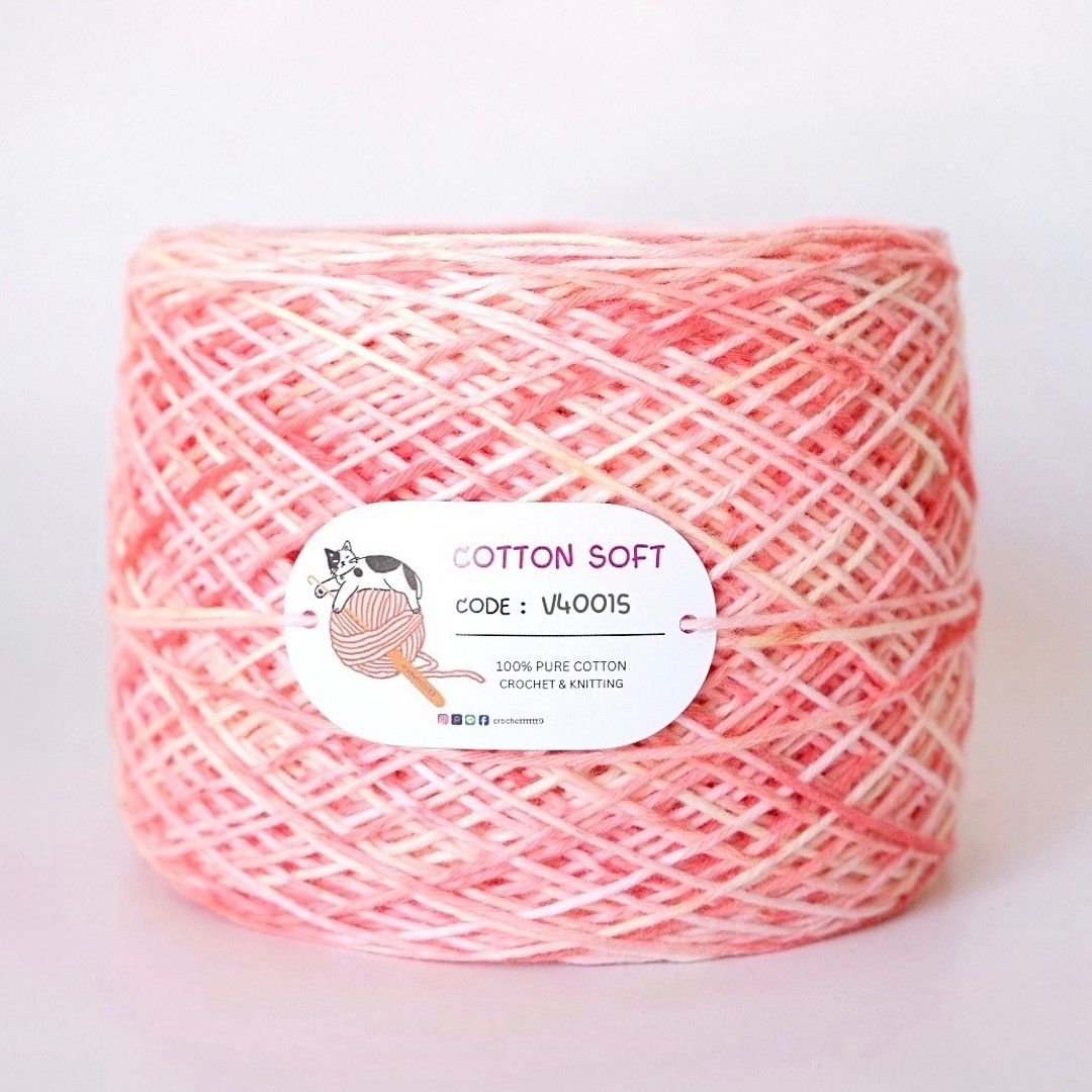Cotton Soft 三股线 顶级质感 珠光色 V40015 - 编织/刺绣/羊毛毡/裁缝 - 棉 多色