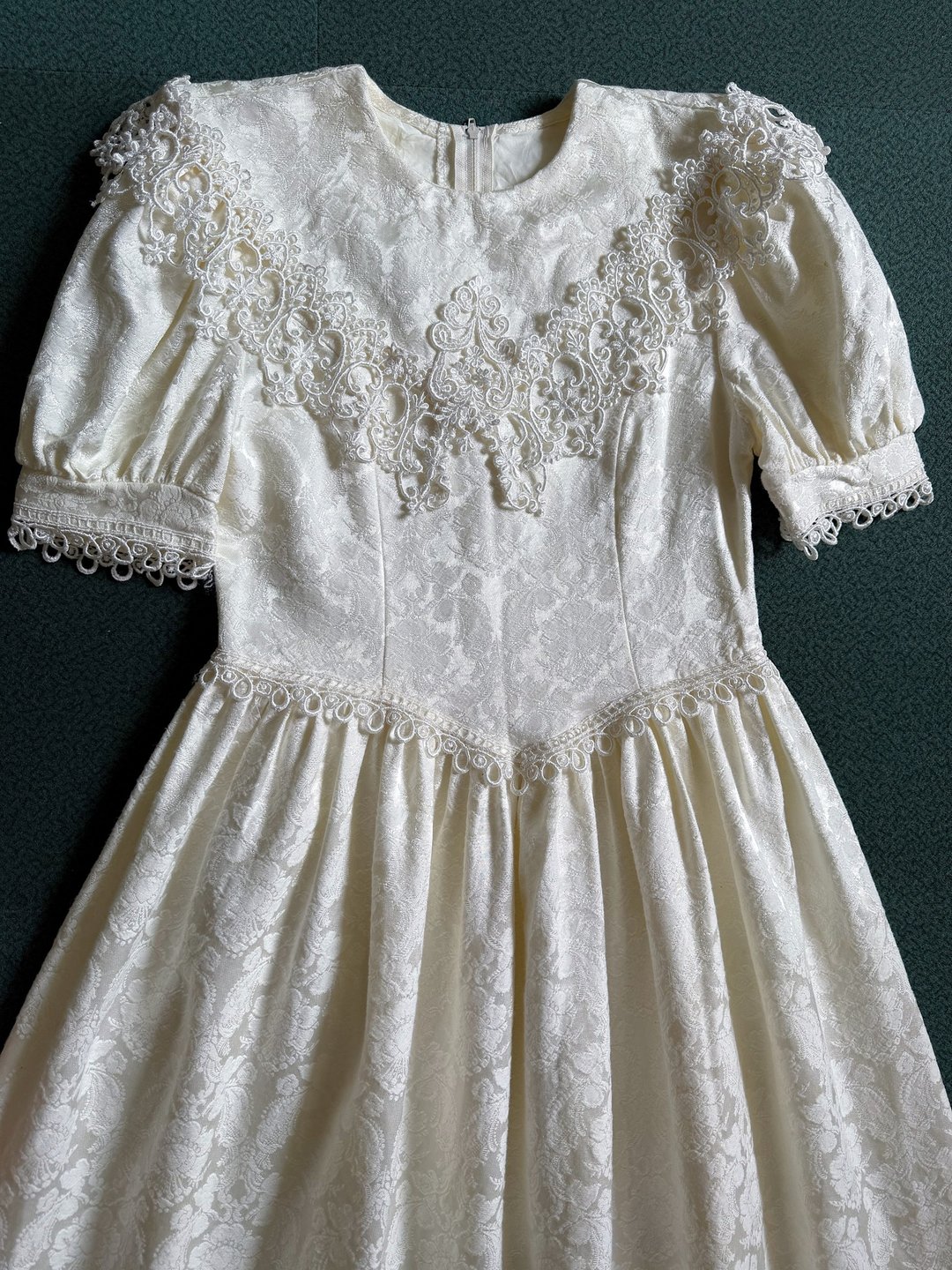 Jessica McClintock size12 大童vintage - 洋装/连衣裙 - 棉 