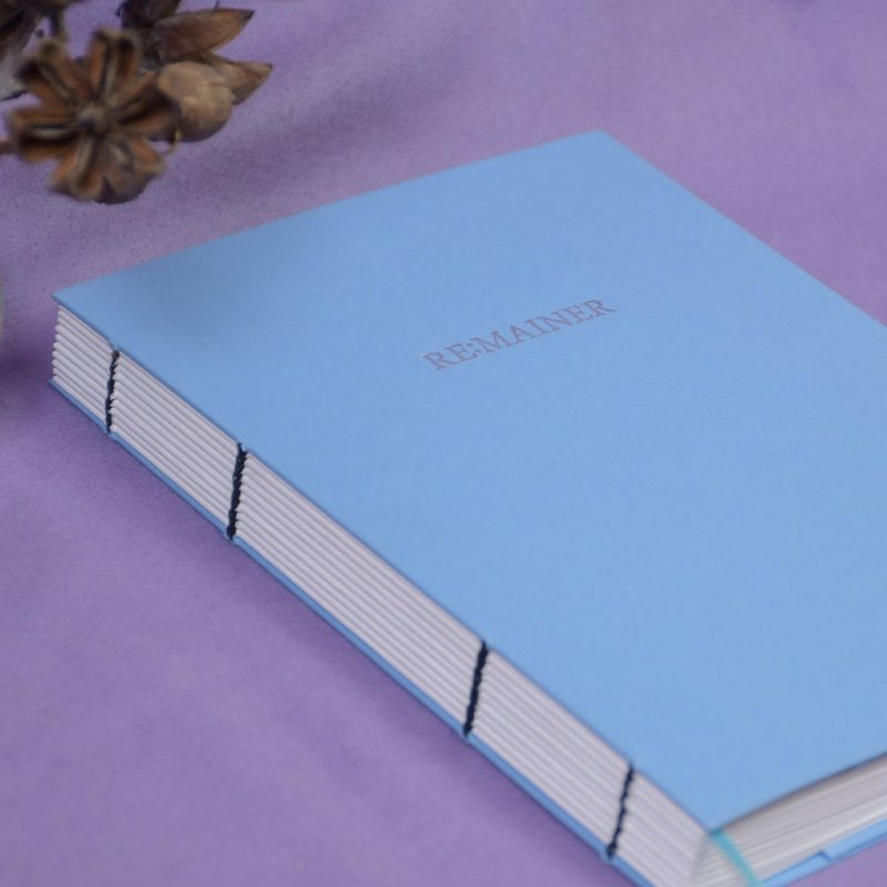 RE:MAINER - A5 自填式行事历 | 定制化烫金+夹层封皮 - 笔记本/手帐 - 纸 蓝色