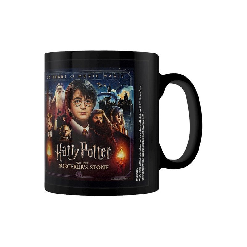 【哈利波特】 神秘的魔法石 上映20周年纪念马克杯 Harry Potter - 咖啡杯/马克杯 - 瓷 黑色