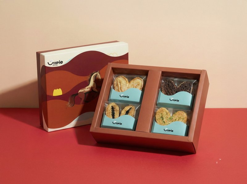 【UiiPie】蝴蝶酥礼盒 | 乘风开运 蝴蝶酥16入礼盒 - 手工饼干 - 其他材质 