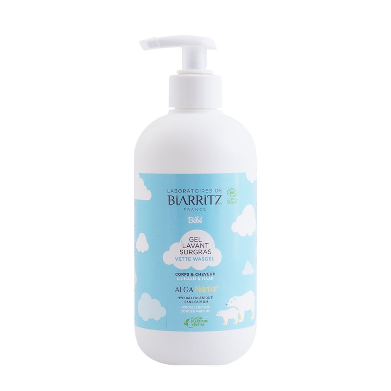 Laboratoires de Biarritz碧亚思 婴幼儿保湿洗发沐浴露500ml - 沐浴用品 - 其他材质 蓝色