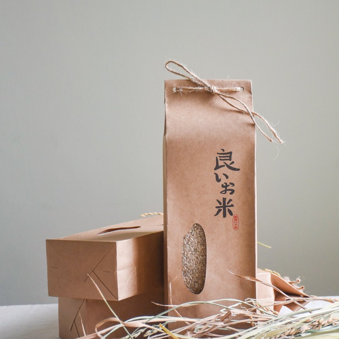 【拾间】长籼白米/长籼糙米－牛皮袋装－台中籼10号 - 五谷杂粮/米 - 其他材质 