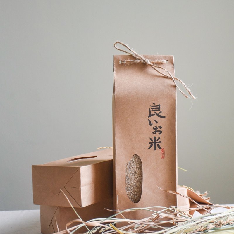 【拾间】长籼白米/长籼糙米－牛皮袋装－台中籼10号 - 五谷杂粮/米 - 其他材质 