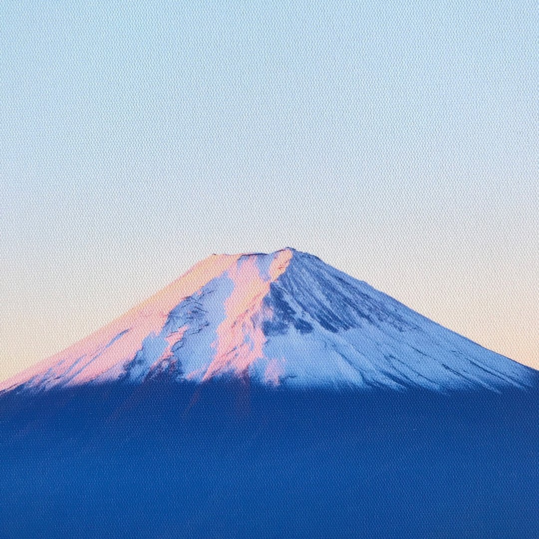【福利品】微醺的富士山 (方版)-日系居家布置/简约风景房间装饰 - 海报/装饰画/版画 - 棉．麻 多色