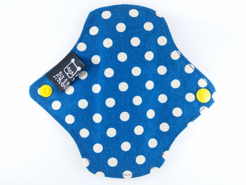 1件套 无防水层-轻薄款 布护垫 环保手工 日常使用 护垫 衬里 - 女士内衣裤 - 棉．麻 蓝色