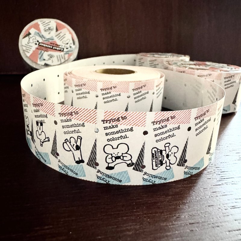 胶带方格//Label sticker - 贴纸 - 纸 白色