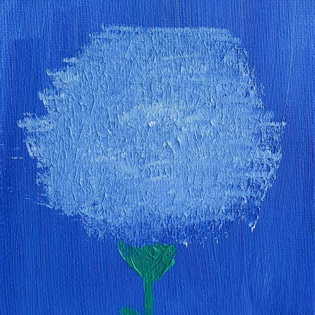 Poppy Painting Floral Original Artwork California Poppies Wall Art Bouquet Art - 海报/装饰画/版画 - 其他材质 蓝色