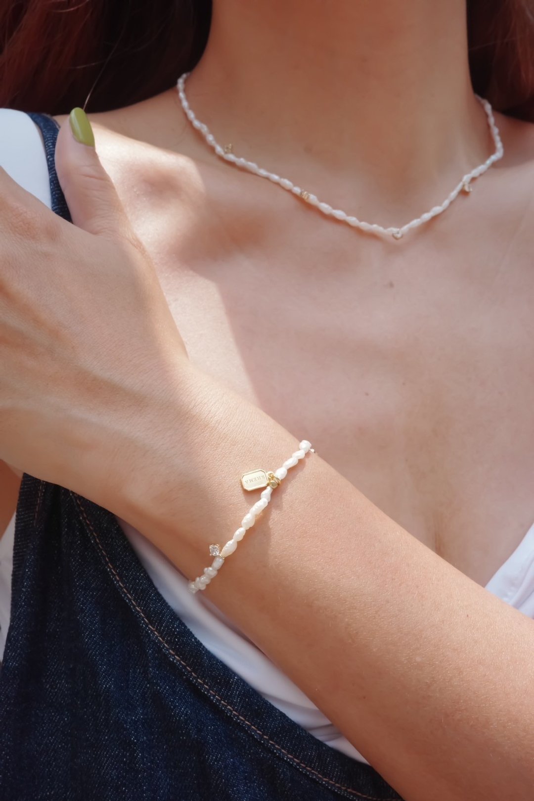 珍珠亮钻系列 - 项链 - 其他材质 白色