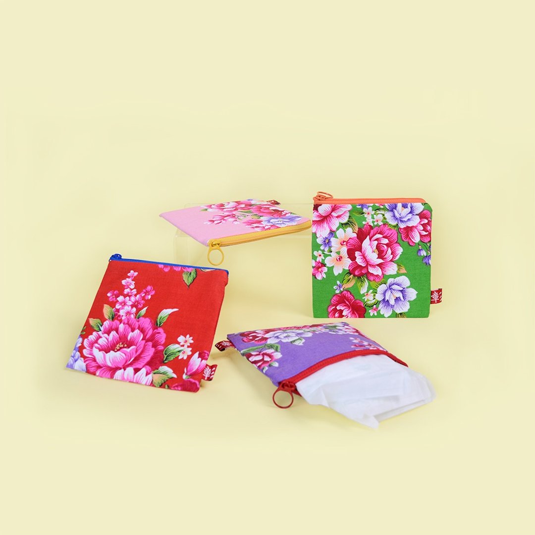 不要叫我客家花布-贴身收纳随身包 - 化妆包/杂物包 - 棉 多色