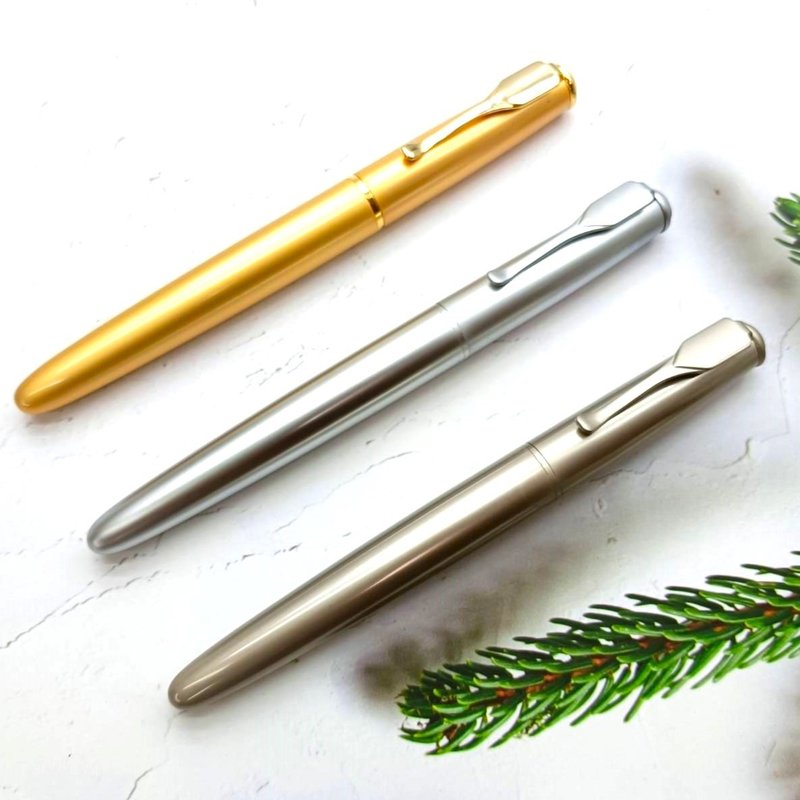 盾牌 一体成形 金属 钢珠笔 德国 Schmidt 888F  虎之鹤 - 钢珠笔 - 其他金属 