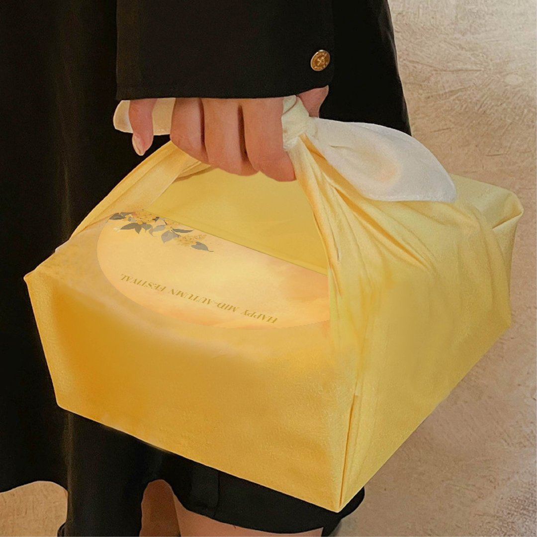 【2024中秋礼盒】秋沐风吕敷礼盒 精品咖啡礼盒 中秋节礼盒推荐 - 咖啡 - 棉 黄色