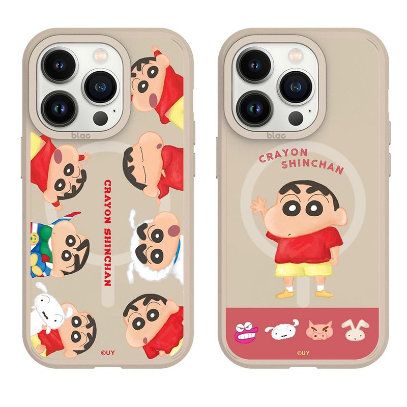 蜡笔小新涂鸦经典系列峡谷强悍MagSafe iPhone手机壳 - 手机壳/手机套 - 硅胶 卡其色
