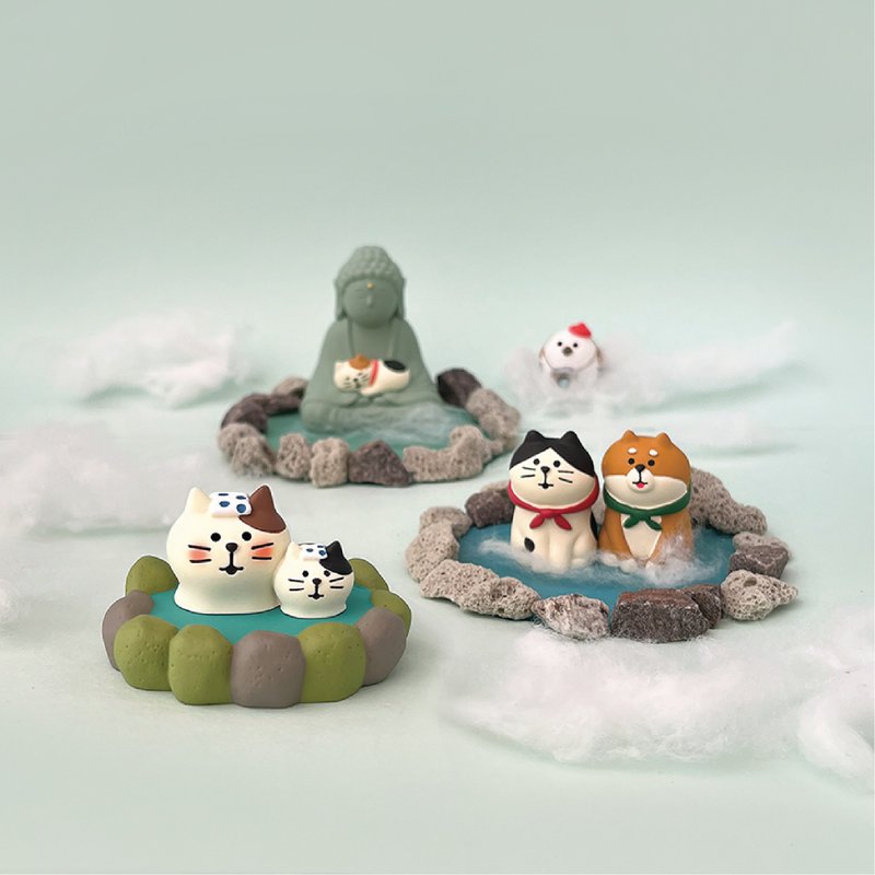 日本Decole Concombre - 旅猫观光团 - 摆饰 - 树脂 多色