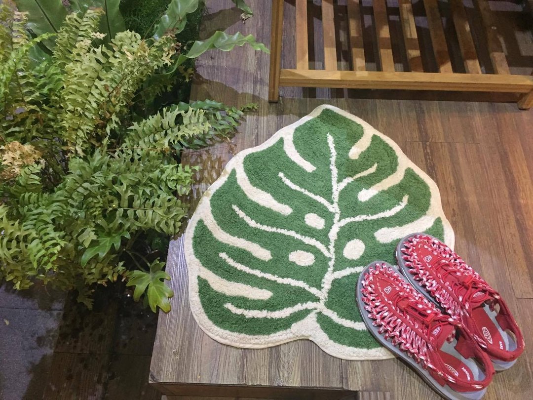 【预购商品】龟背竹叶地垫 62421262 居家布置 送礼 观叶植物 - 地垫/地毯 - 棉 多色