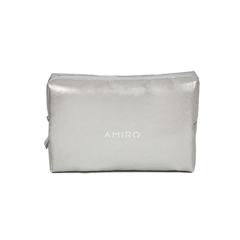 【AMIRO】化妆包-银色 - 化妆包/杂物包 - 人造皮革 银色