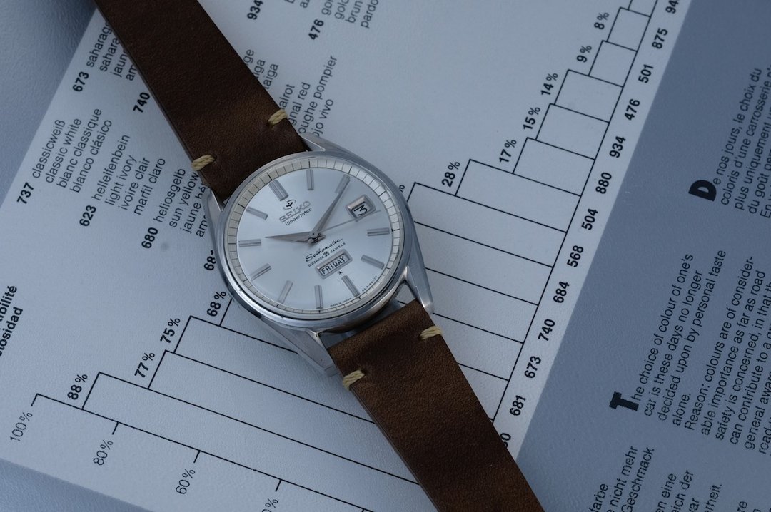 Seiko Seikomatic 6218-8970 weekdater 62gs前身 35石 精工 gran - 女表 - 不锈钢 银色