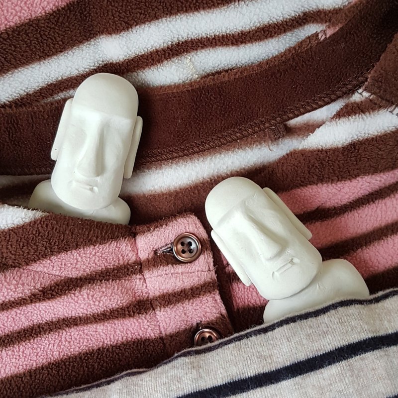 摩艾衣物香香片二入 硅藻扩香石 衣物芳香 新年 交换礼物 - 其他 - 其他材质 白色