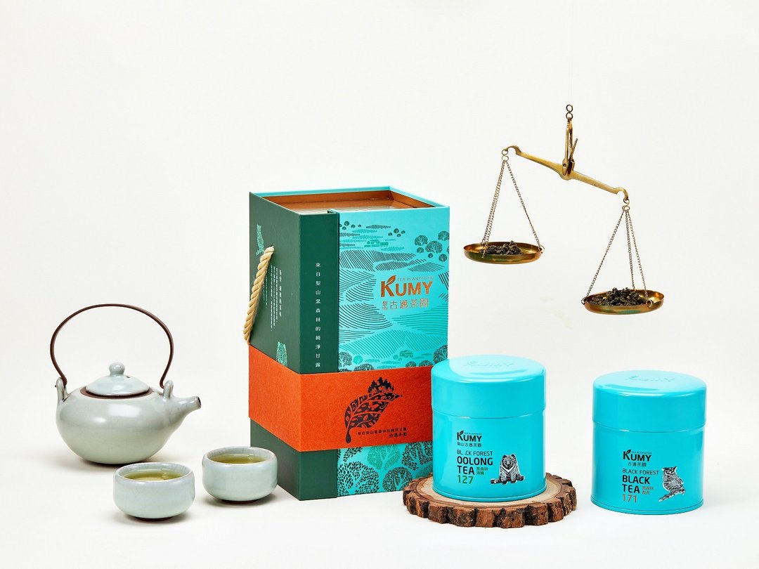 森韵礼盒 梨山黑森林清香乌龙茶, 顶级红茶 - 茶 - 新鲜食材 金色