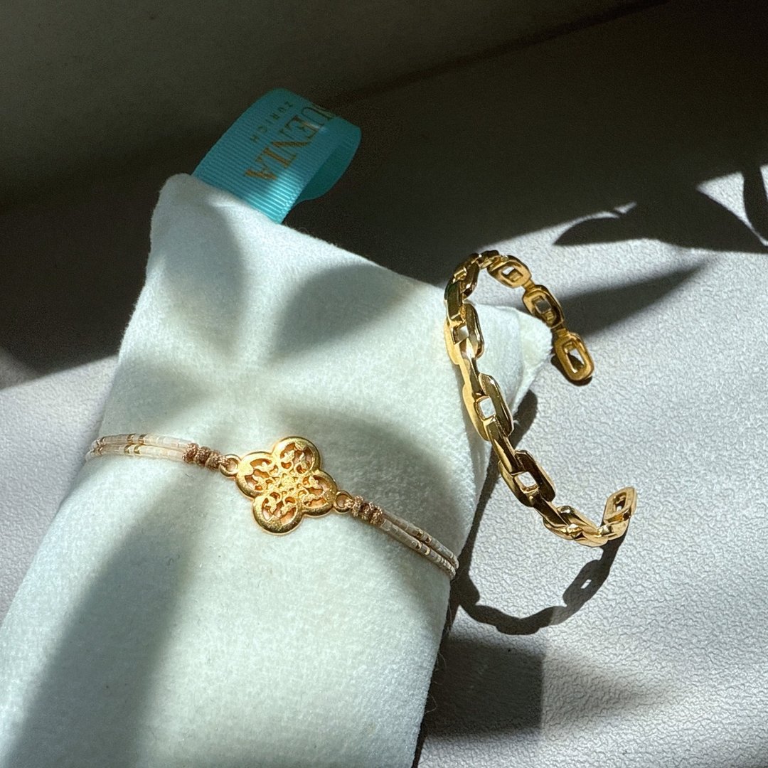 金色星辰 镀金黄铜手链叠搭组 - 手链/手环 - 其他金属 金色