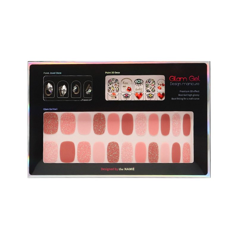 【 DIY 美甲】华丽凝胶美甲贴 GGS-003 - 指甲油/指甲贴 - 树脂 金色