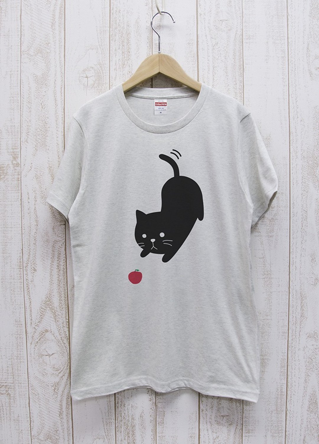 Niten Zero Nyan Tee Aim for apple oatmeal / R015-T-OA - 中性连帽卫衣/T 恤 - 棉 白色