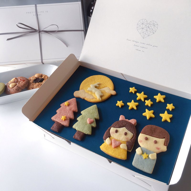 团圆赏月中秋礼盒 - 谷物麦片 - 新鲜食材 白色