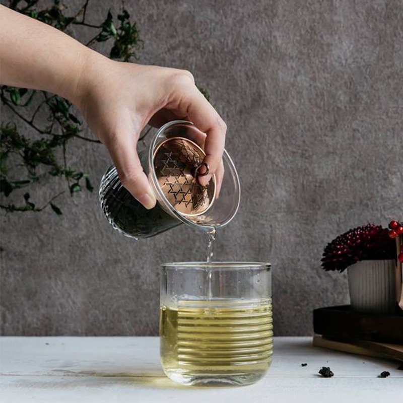 WEAVER / 小壶泡茶组(红铜) - 茶具/茶杯 - 玻璃 透明