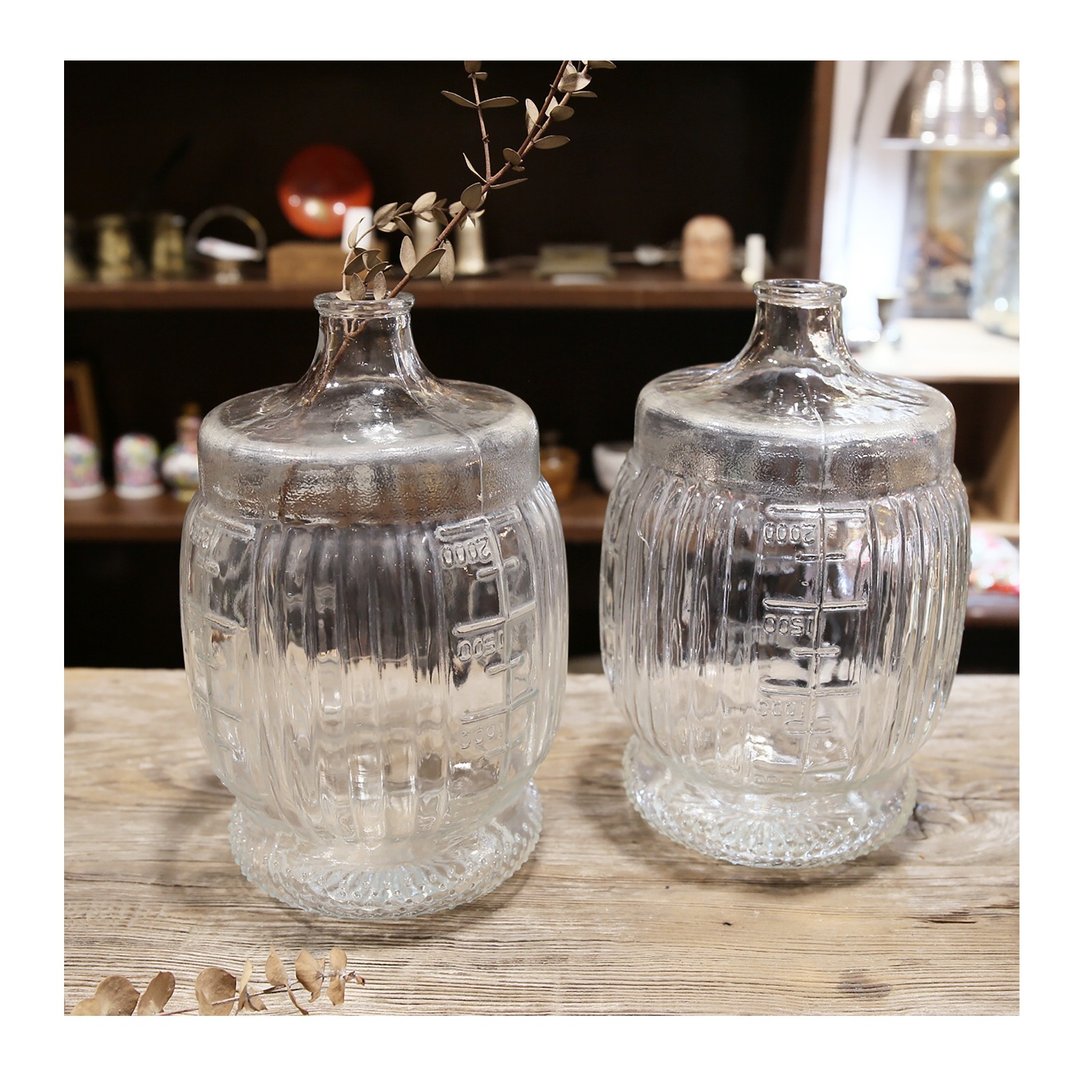 老件.糖果罐造型玻璃花器.花瓶.复古摆件.单入售#收藏品 - 花瓶/陶器 - 玻璃 