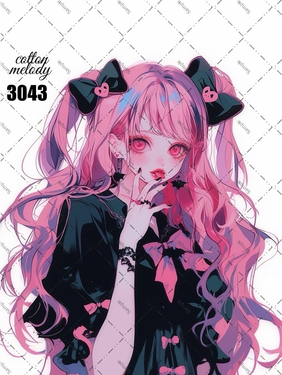 original sticker o.3043 人物贴纸 原创贴纸 cotton melody - 贴纸 - 纸 