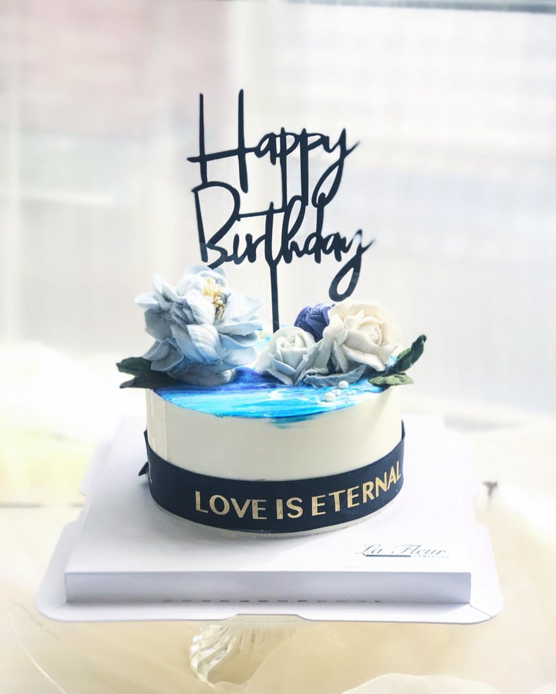 【疫情也要生日蛋糕】限定自取!!!-韩国最夯裱花轻奶酪蜂蜜蛋糕 - 蛋糕/甜点 - 新鲜食材 