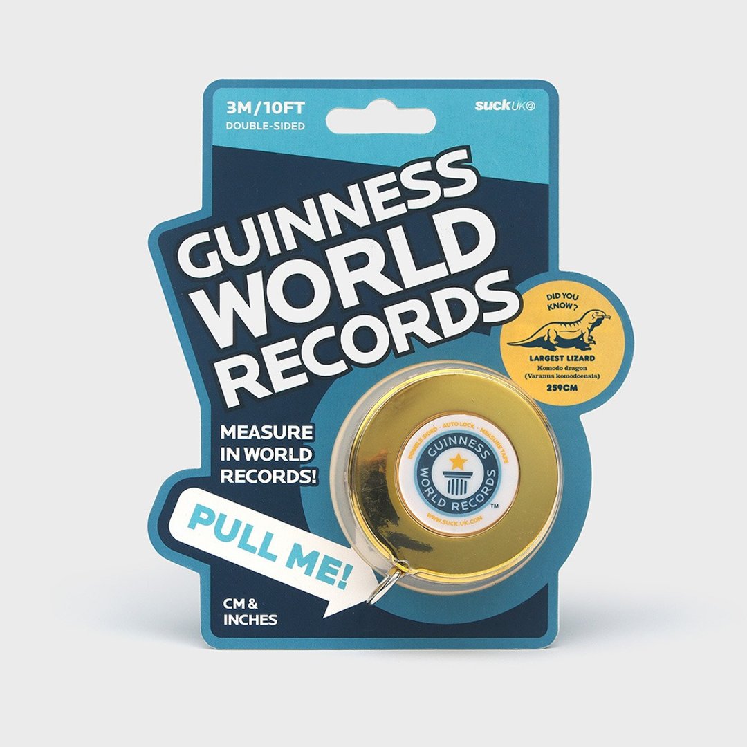英国SUCK UK金氏世界纪录卷尺(联名款) - 其他书写用品 - 塑料 
