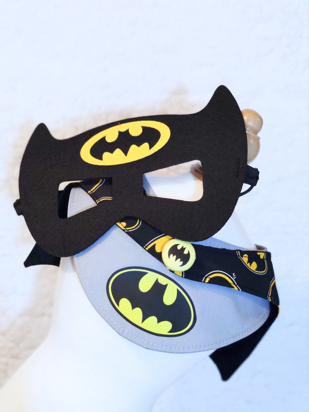 Batman.蝙蝠侠 造型 宠物围巾/颈饰 连眼罩 - 衣/帽 - 棉 