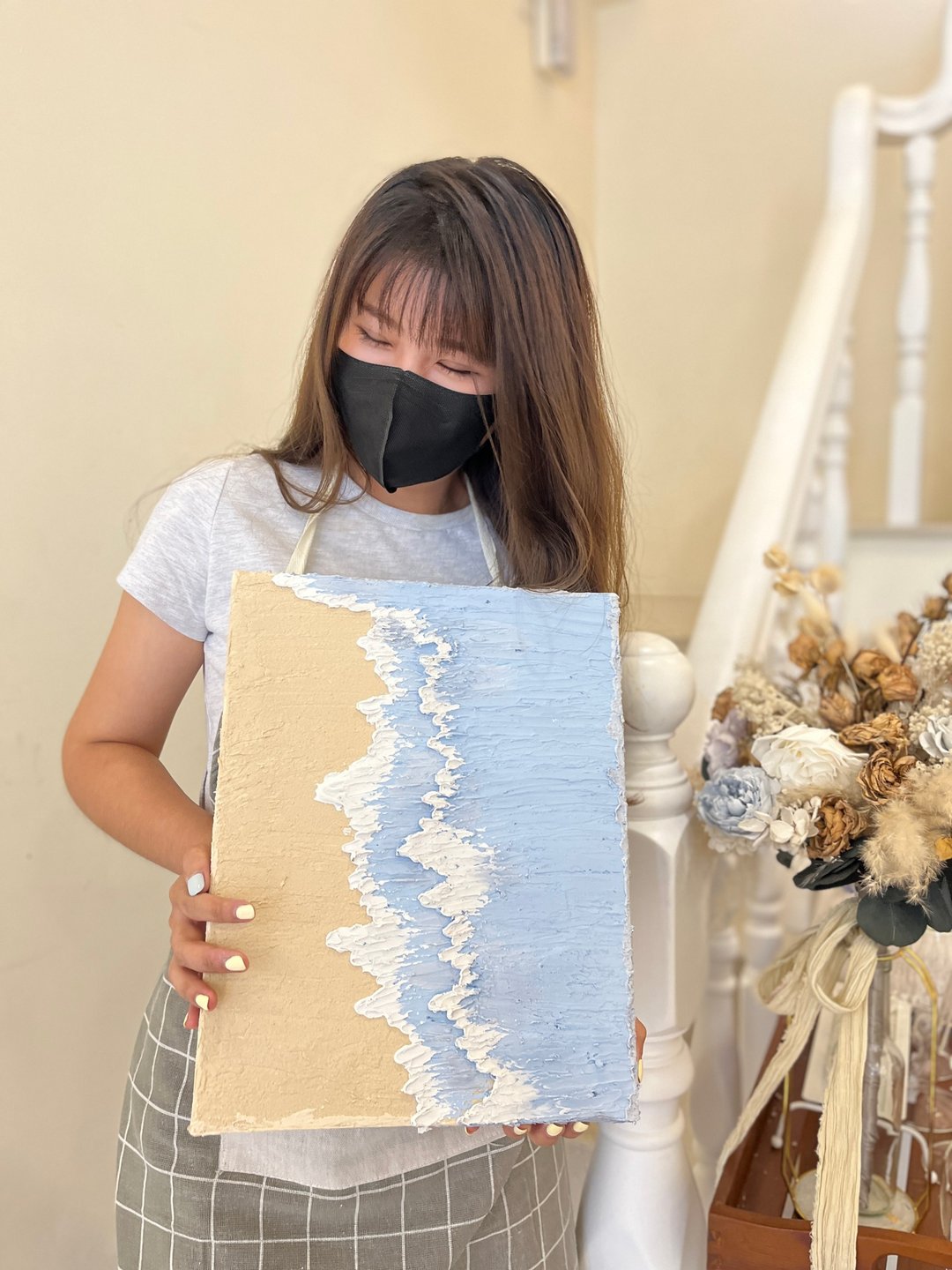 海洋刮刀画 - 插画/绘画/写字 - 其他材质 