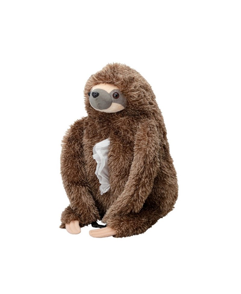 日本Magnets动物造型超可爱立体面纸套/面纸盒套(树懒款) - 纸巾盒 - 塑料 卡其色