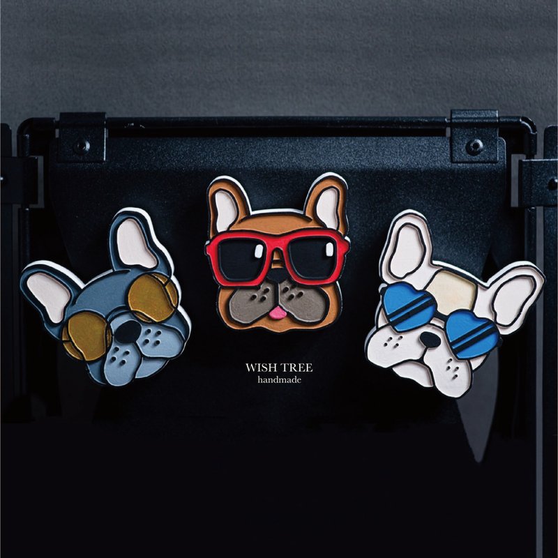 Sunglasses Q版法斗车用扩香石 - 香薰/精油/线香 - 其他材质 多色