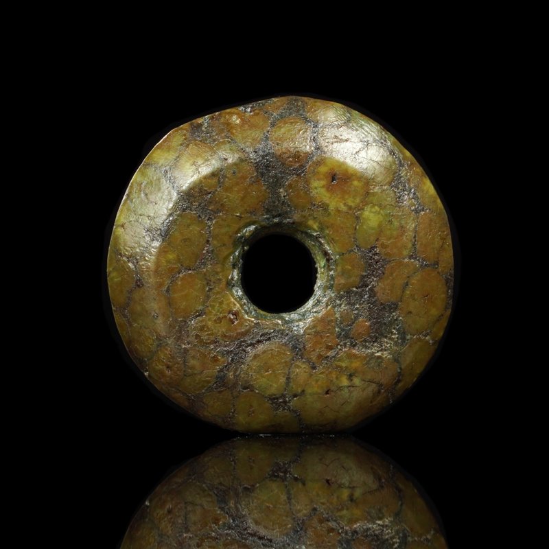 老绿松石珠-平安扣造型 - 其他 - 其他材质 