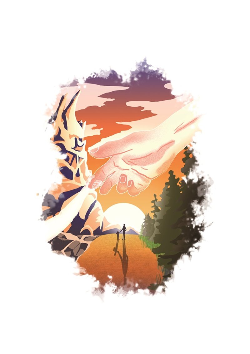 【盲藤手作-有我在】T02 明信片馆内任选三入 - 卡片/明信片 - 纸 白色