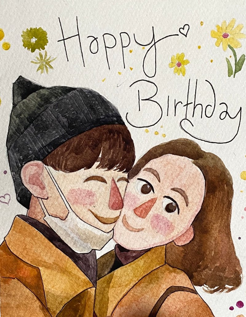 【电子档】定制人像画似颜绘 - 电子手绘真人画像/绘画/插画 - 其他材质 多色