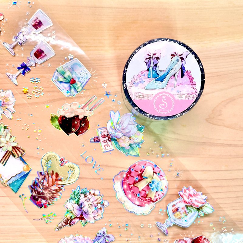 婚礼小物　Wedding Gifts　纸胶带 Masking Tape - 纸胶带 - 塑料 银色